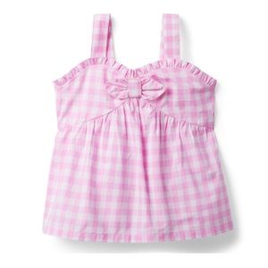 EUC, Janie & Jack Gingham bow top